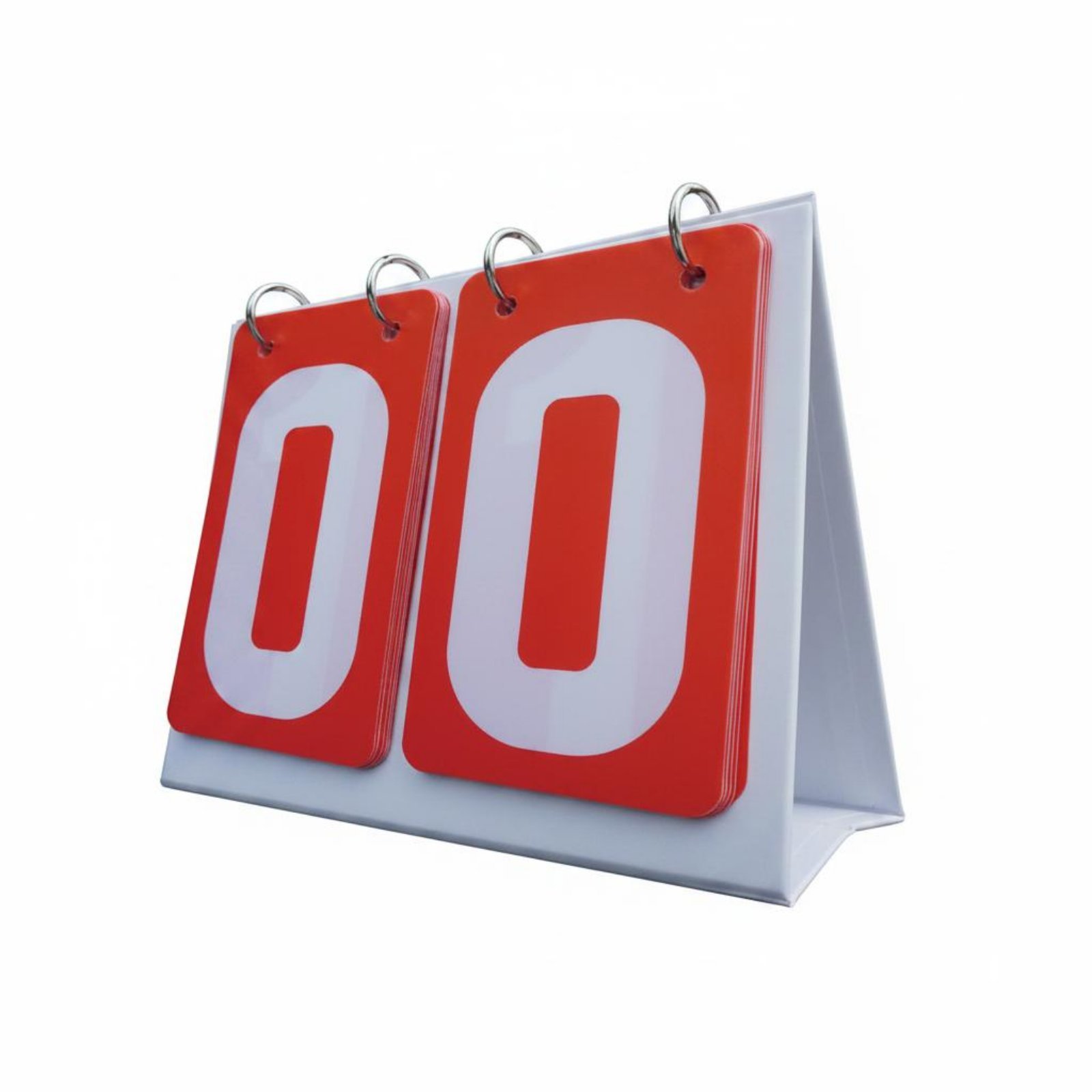Manual Flip Scoreboard – 2-digit, Red Wp