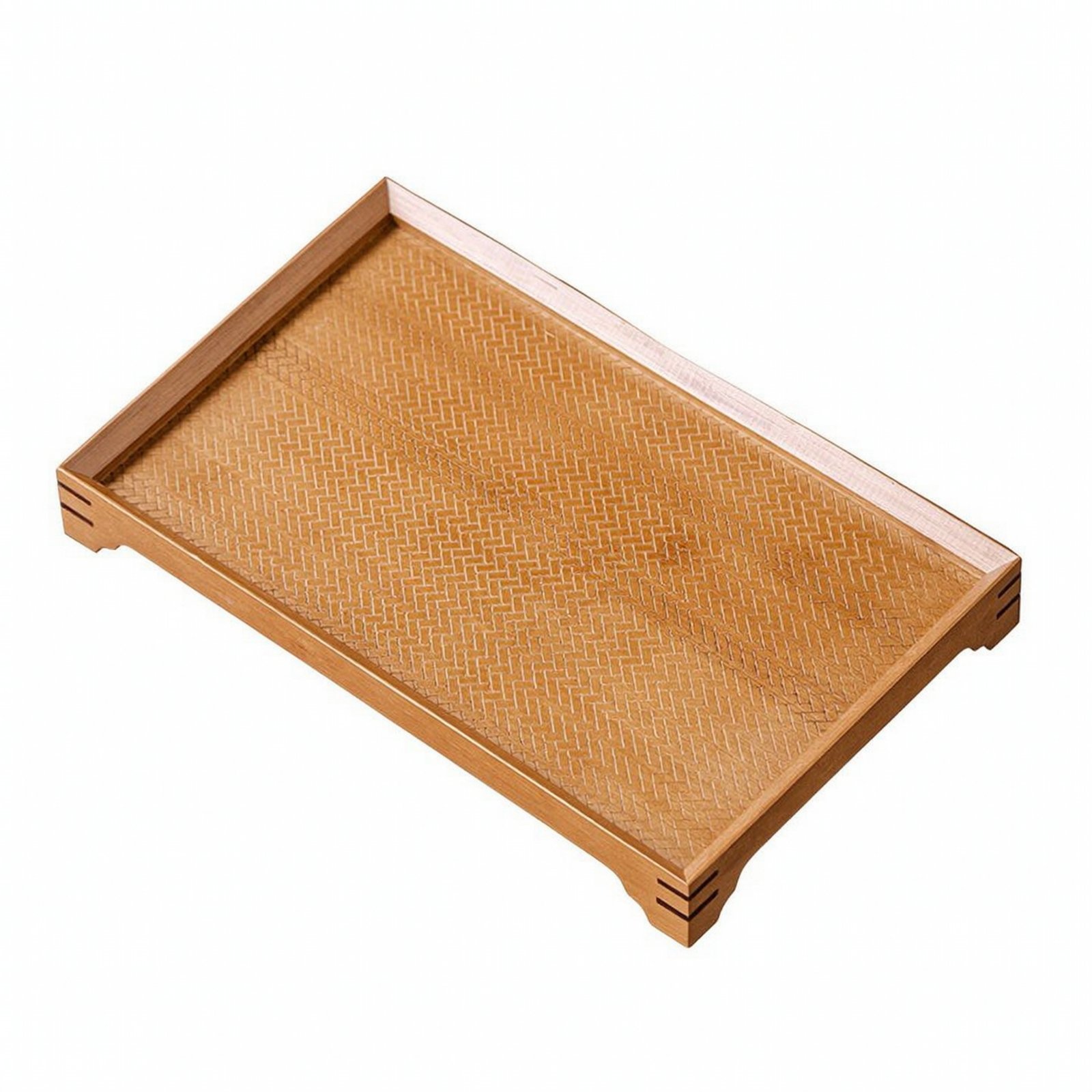 Bamboo Serving Board with Raised Rim