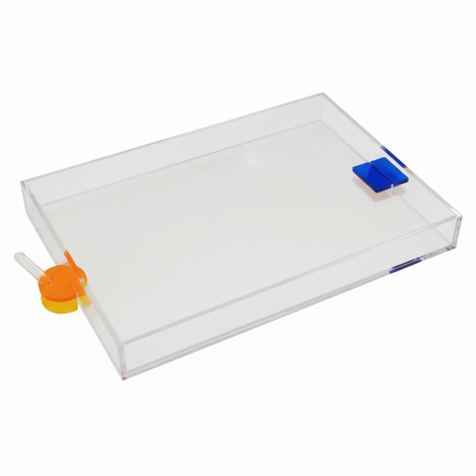 Transparent 2-Tier Clear Table