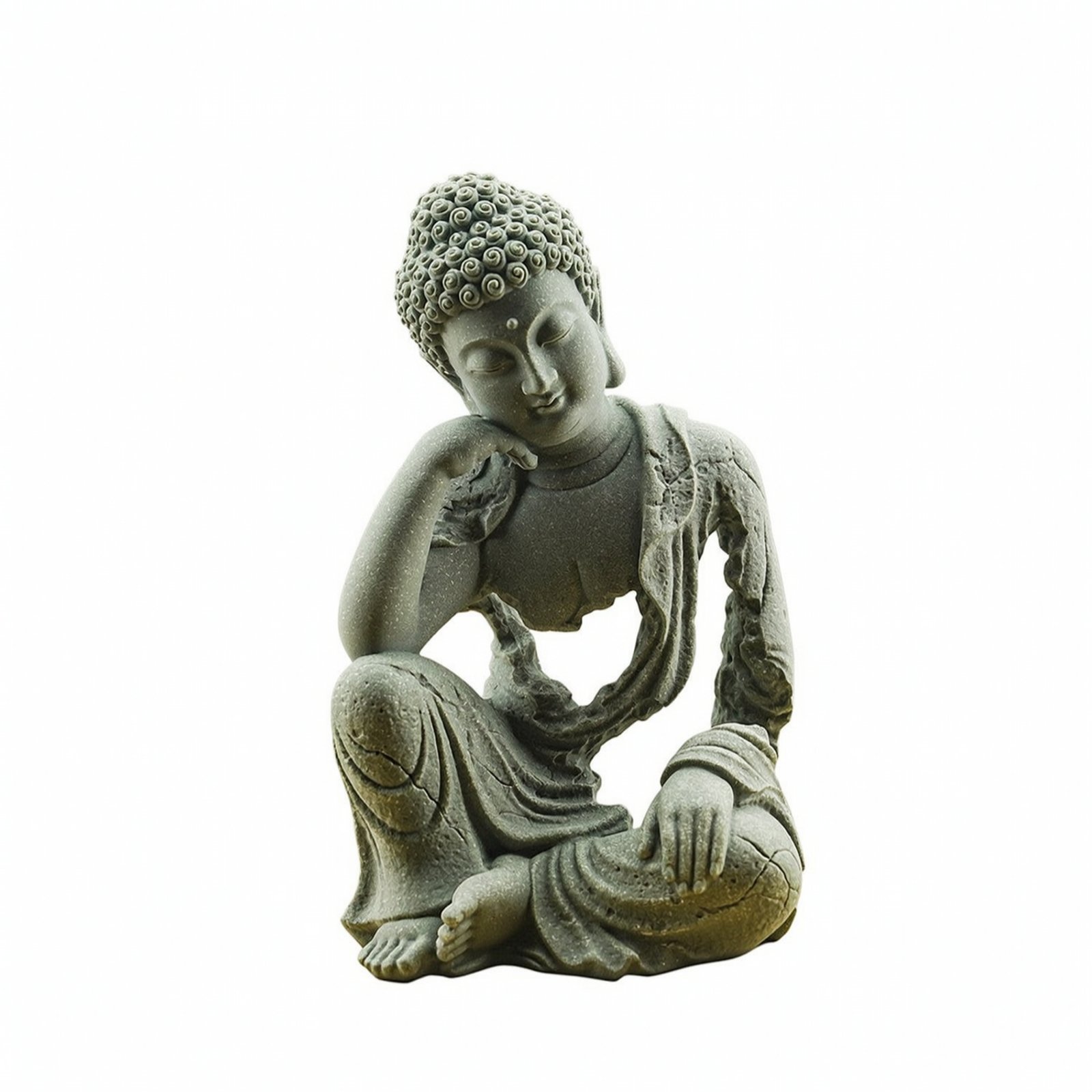 Seated Buddha Sculpture with Cutouts