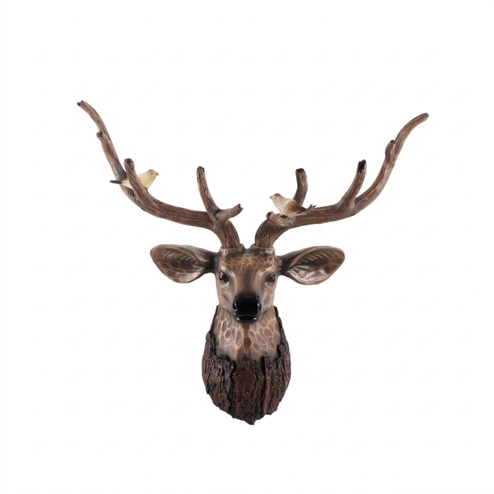 Rustic Deer Head Sculpture