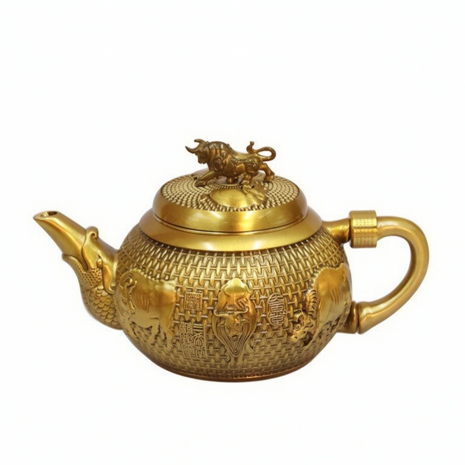 Copper Teapot Ornament