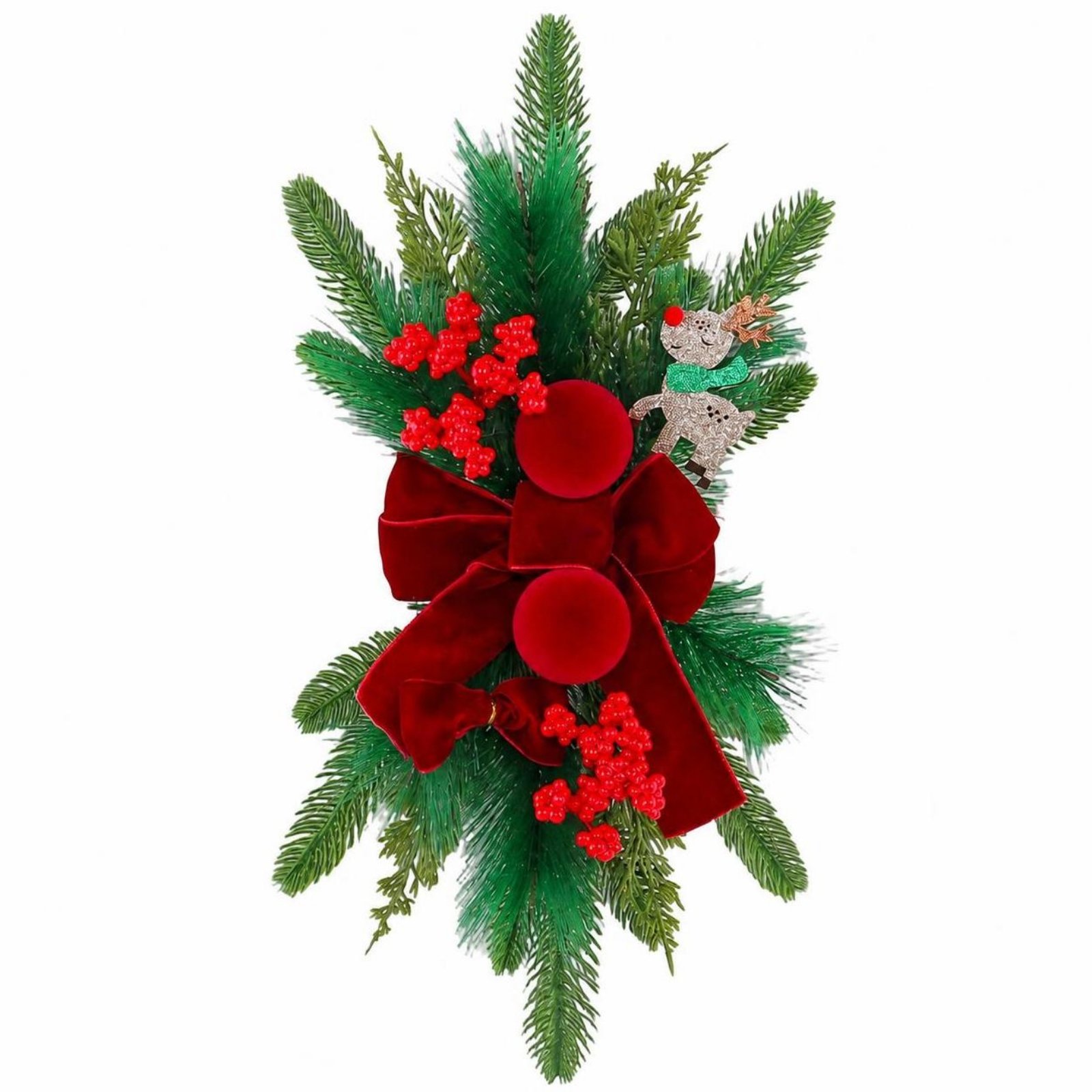 Christmas Teardrop Swag – Cone Ornament