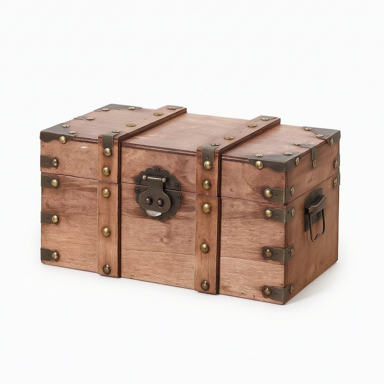 Storage Trunk with Hinged Lid
