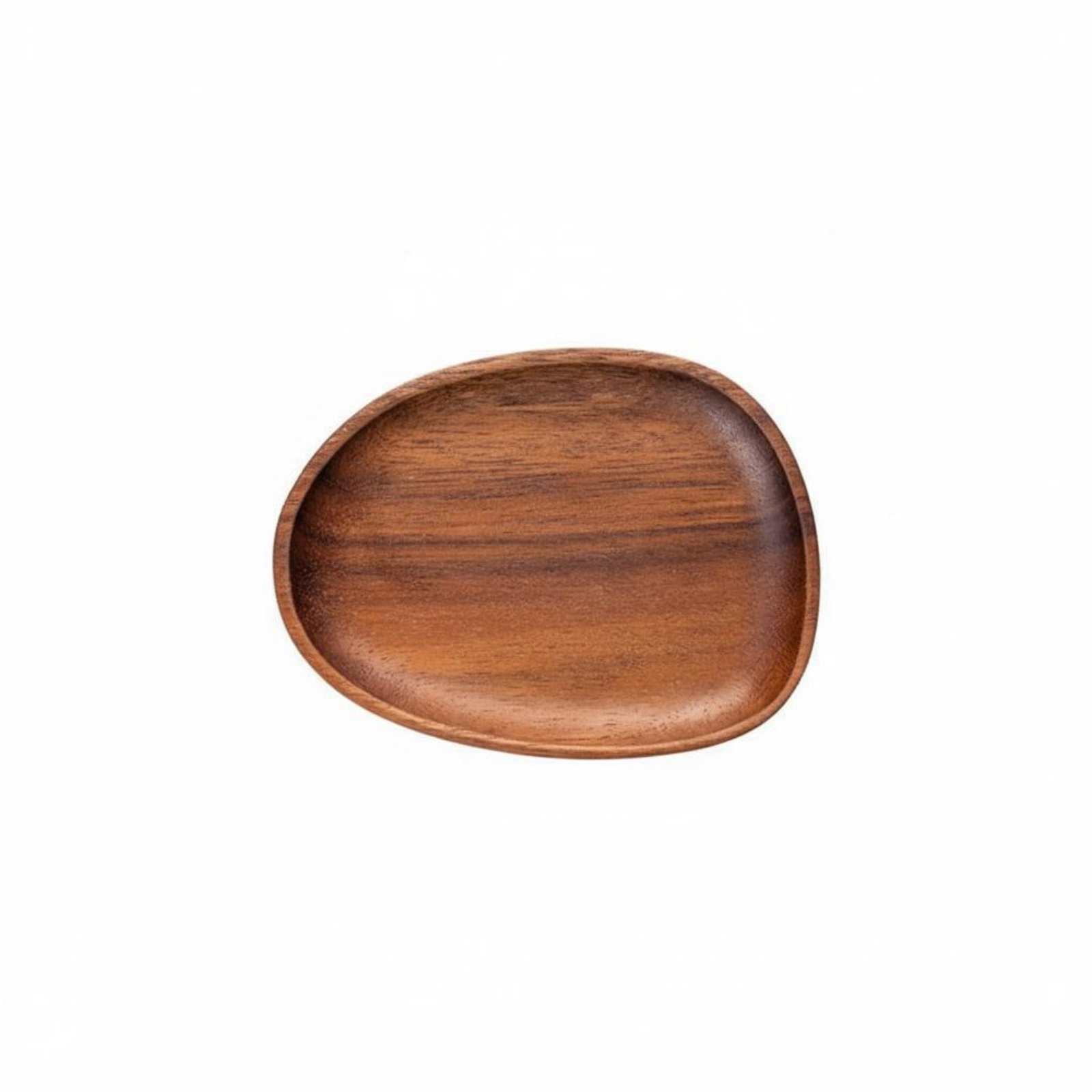 Walnut Wood Tray Irregular Shape