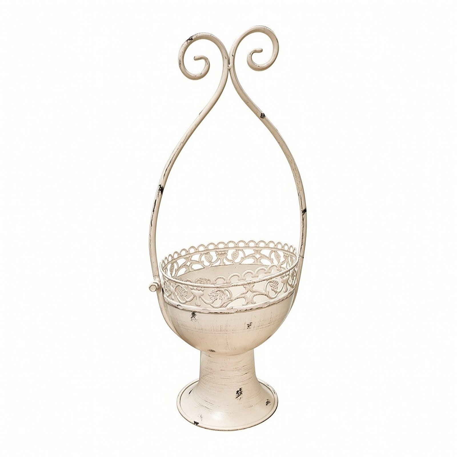 Freestanding Metal Planter with Handle