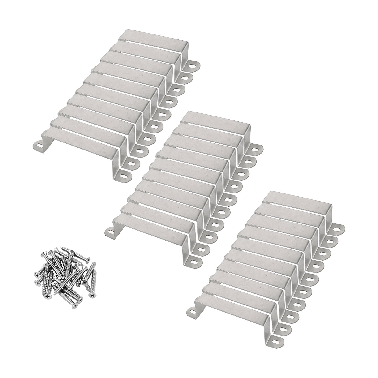 30-Piece Galvanized Fence Post Repair Bracket