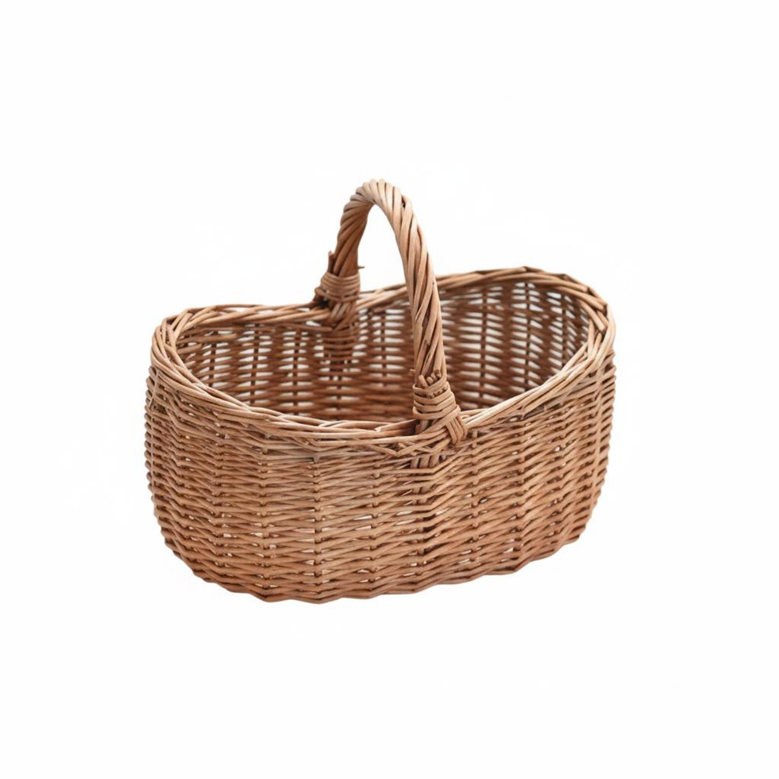 Hand-Woven Rattan Picnic Basket
