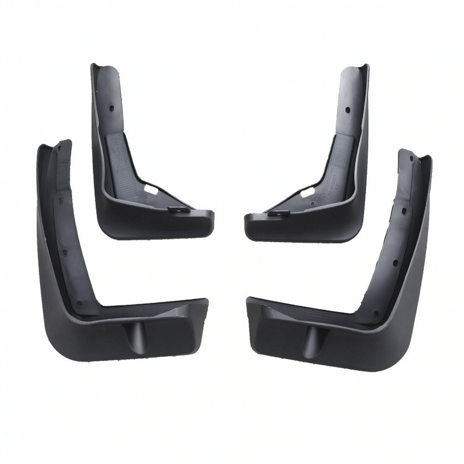 4-Piece Mud Flaps with Mounting Screws
