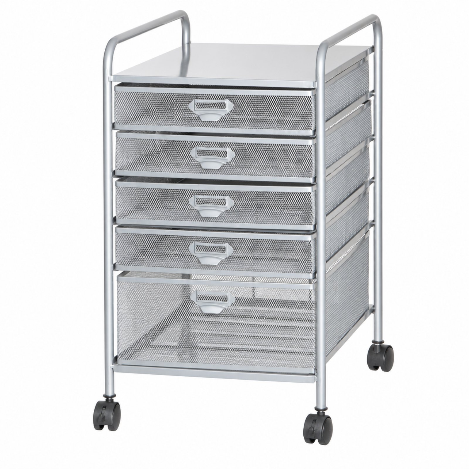 Mesh Drawer Filing Trolley