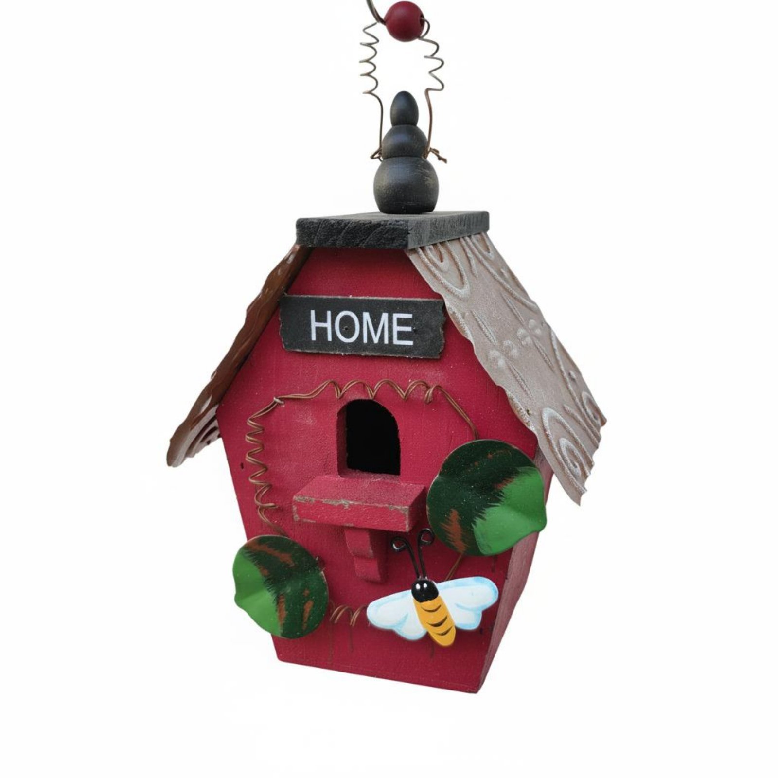 Wooden Birdhouse Ornament