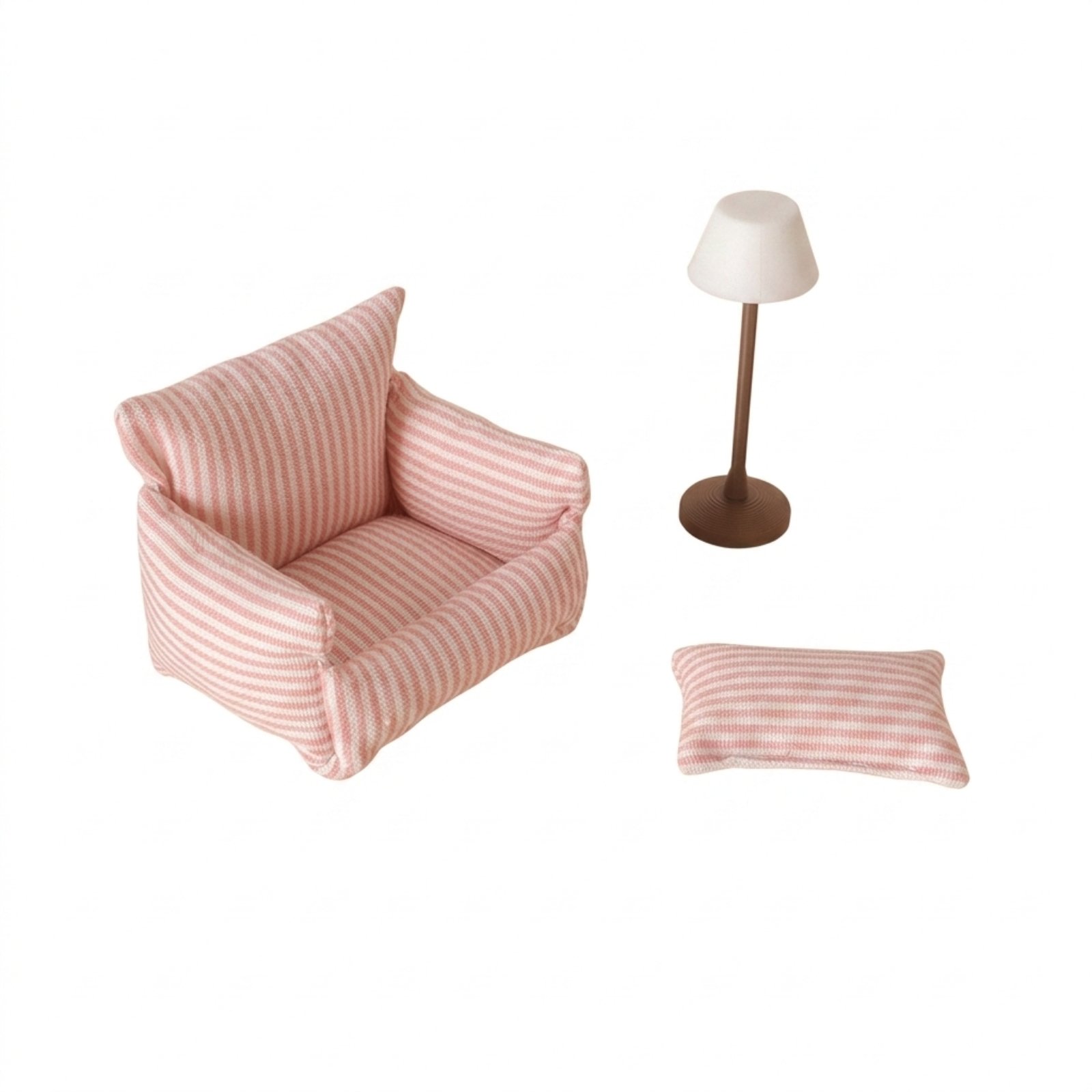 Dollhouse Sofa with Lamp