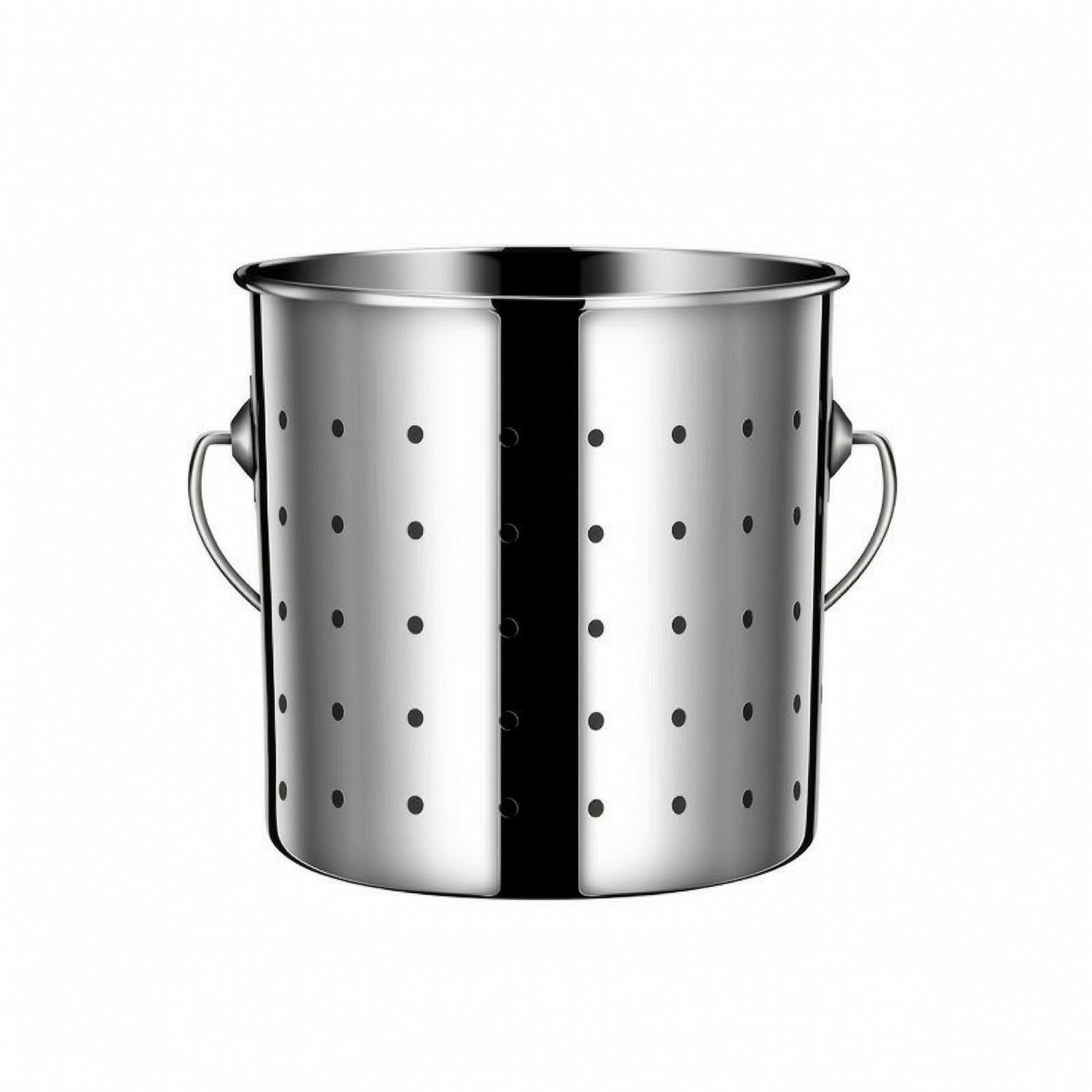 Stainless Steel Draining Bucket – 25cm