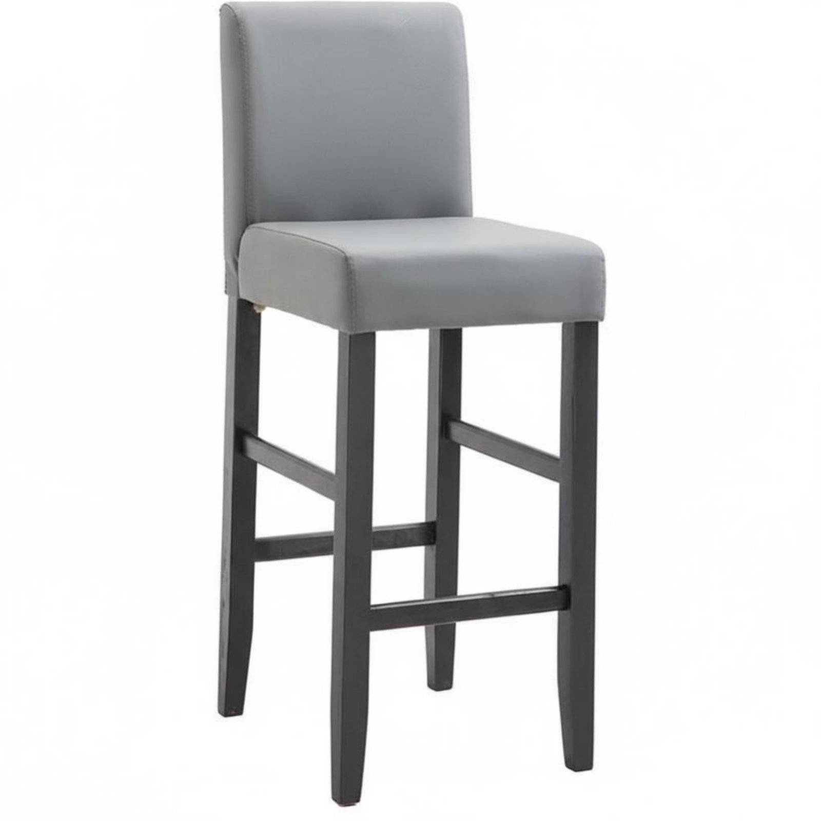 High Stool with Backrest