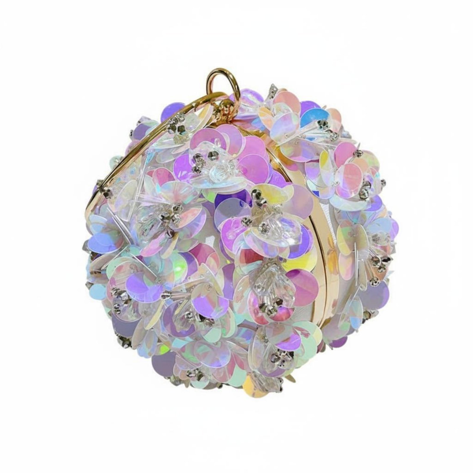 Round Flower Clutch