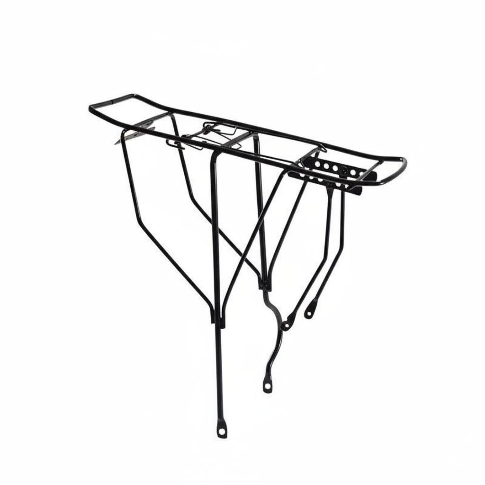 Heavy Duty Bike Rear Rack + Rear Bike Basket with Lid