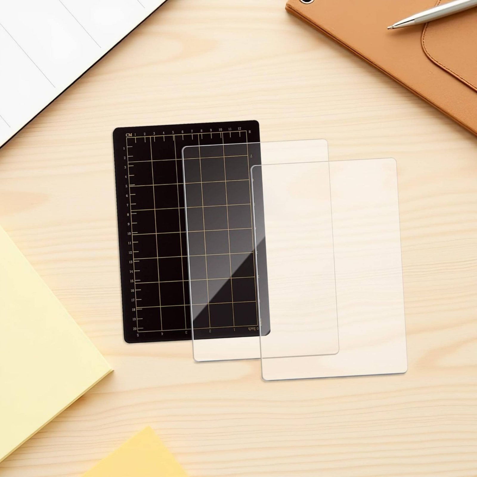 3-Piece Transparent Cutting Mat