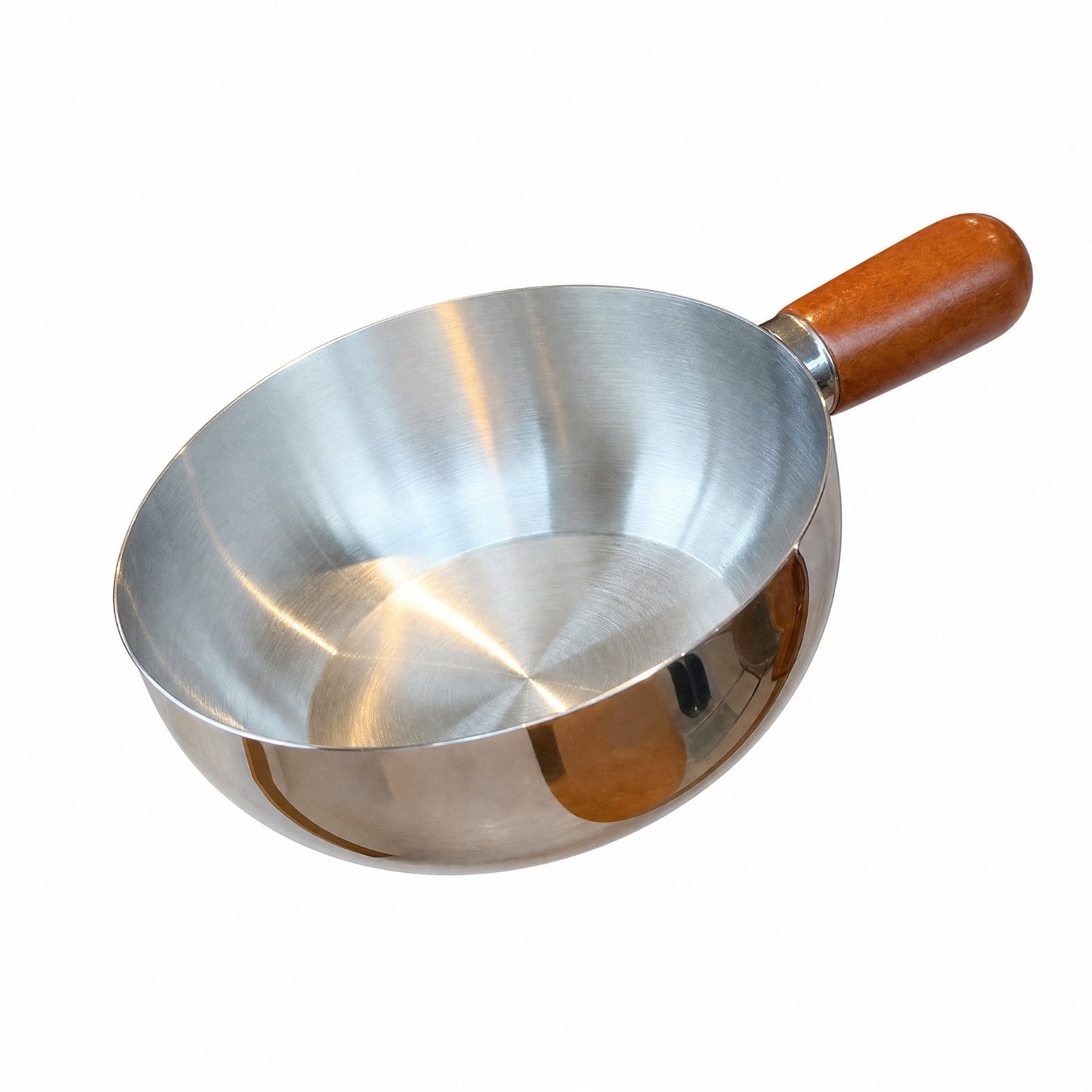 Stainless Steel Saucepan with Wooden Handle – 17 CM