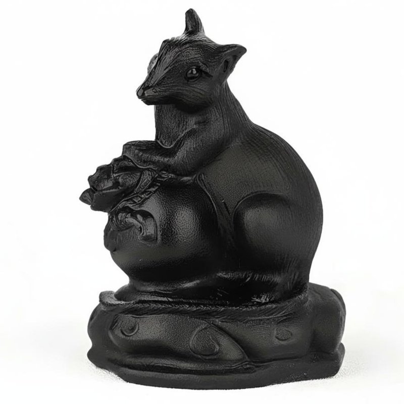 Black Crystal Zodiac Figurine