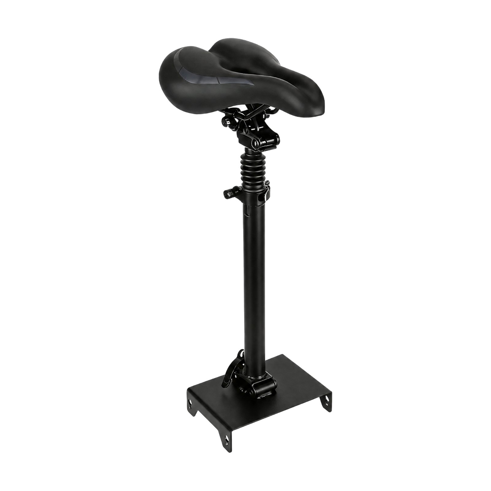 Foldable Seat with Shock-Absorbing Post