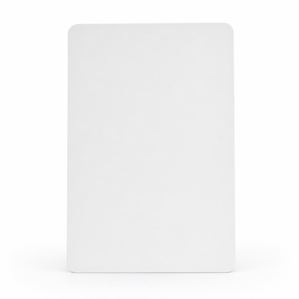 White Round Corner Cards