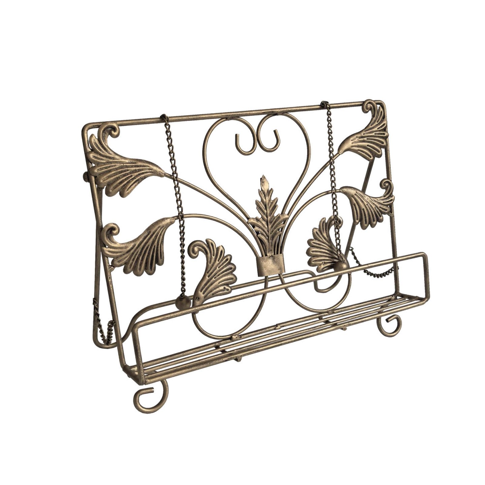 Iron Book Stand with Weights