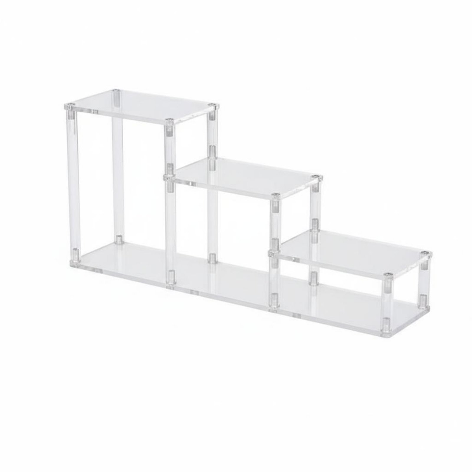 3 Tier Acrylic Display Stand – Size S, 3-tier Stair