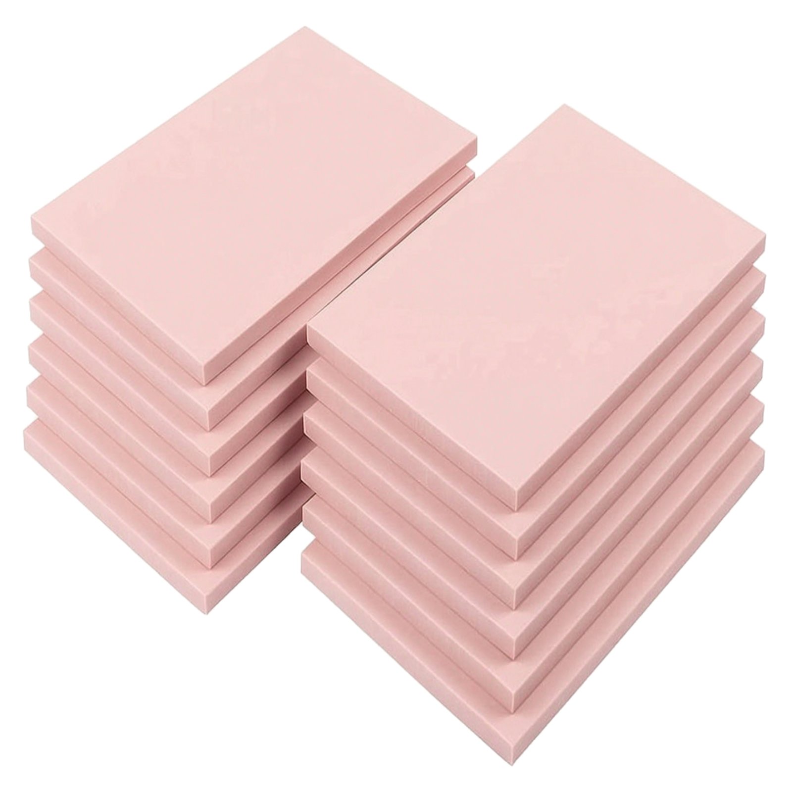 12-Piece Pink Rubber Carving Block