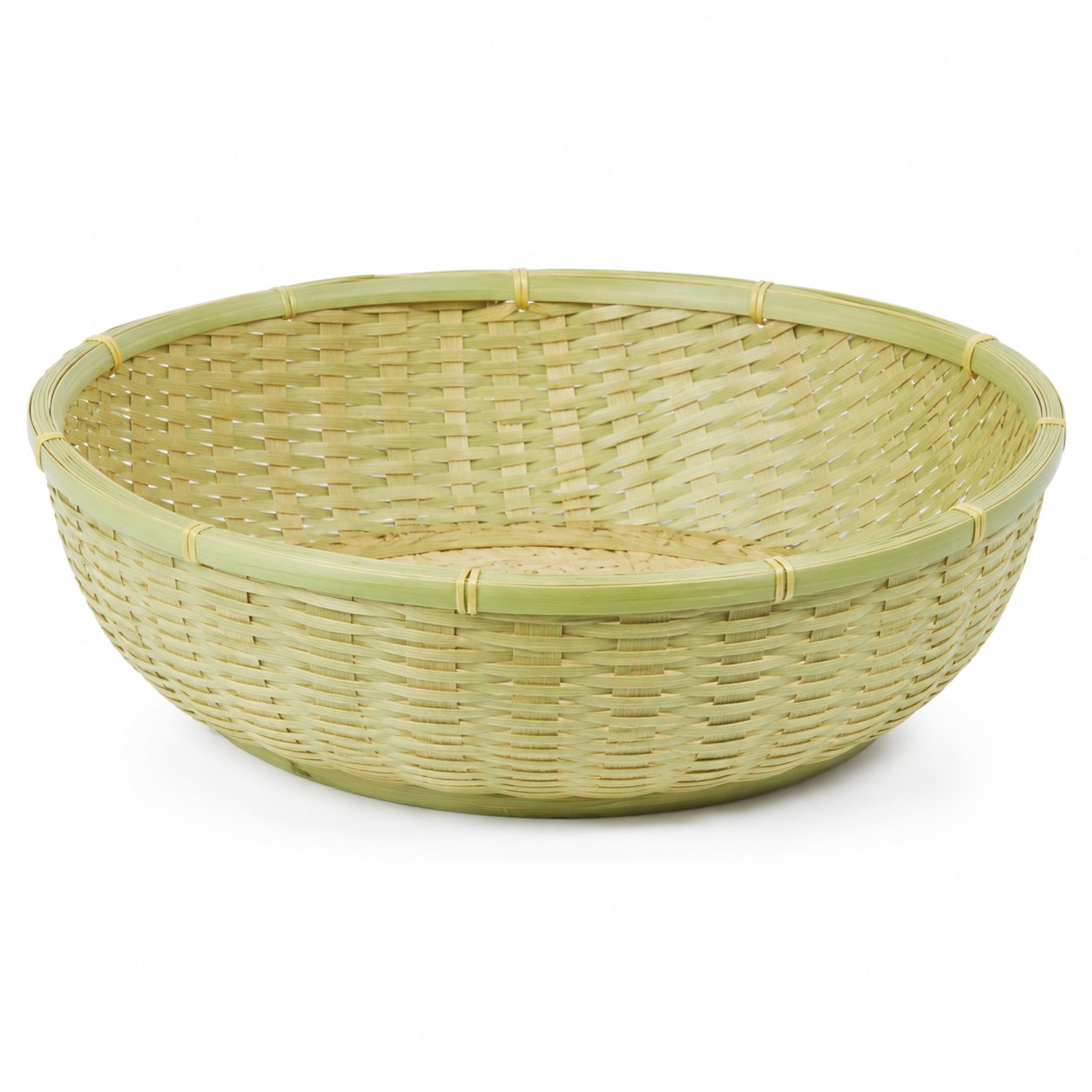 Handwoven Bamboo Sieve Basket