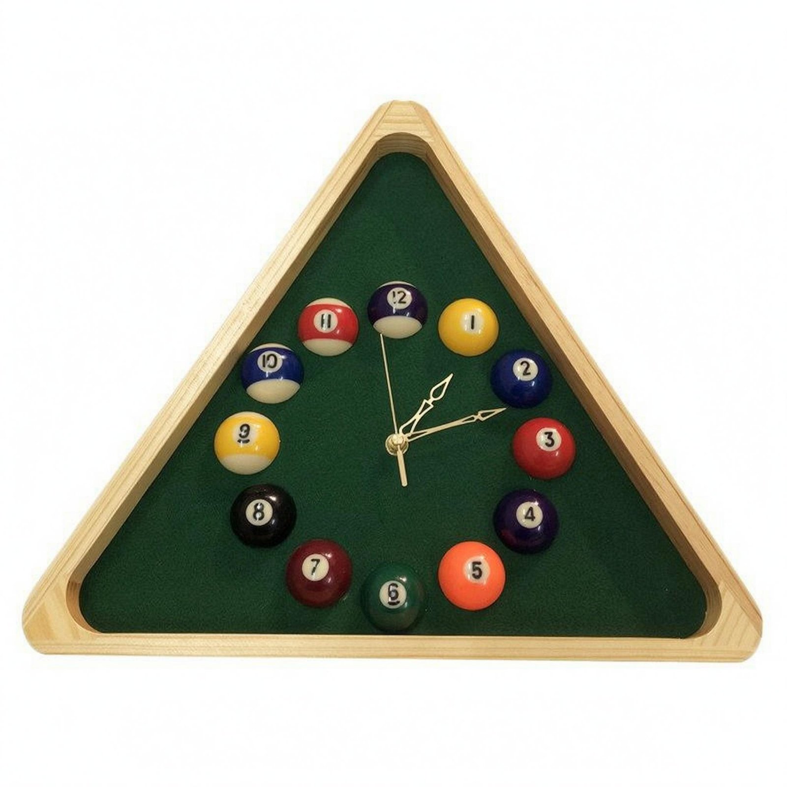Billiard Rack Wall Clock