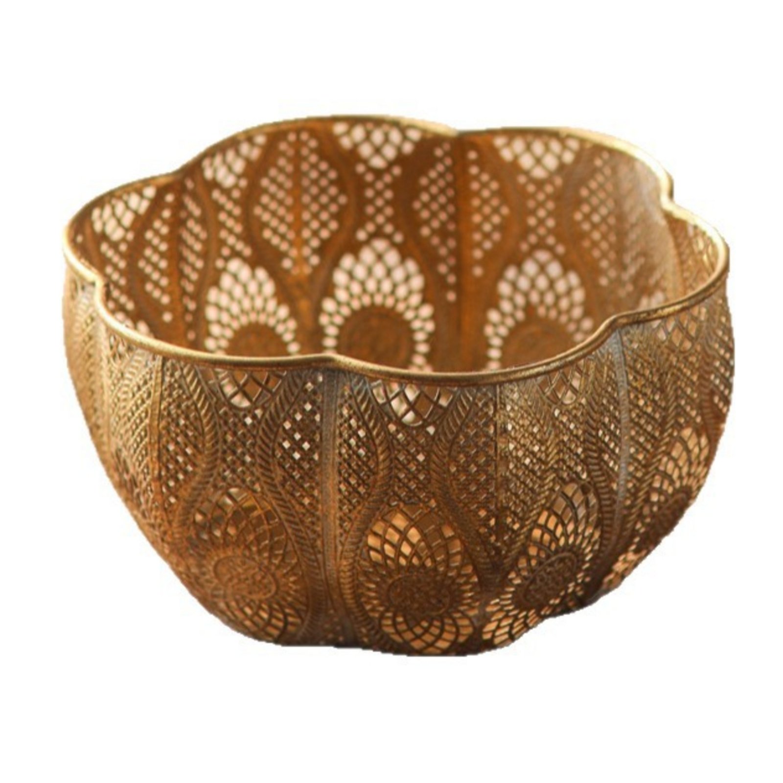 Vintage Iron Flower Basket