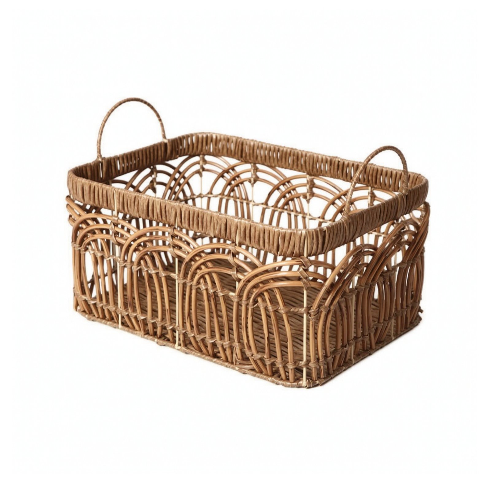 Waterproof Faux Rattan Basket