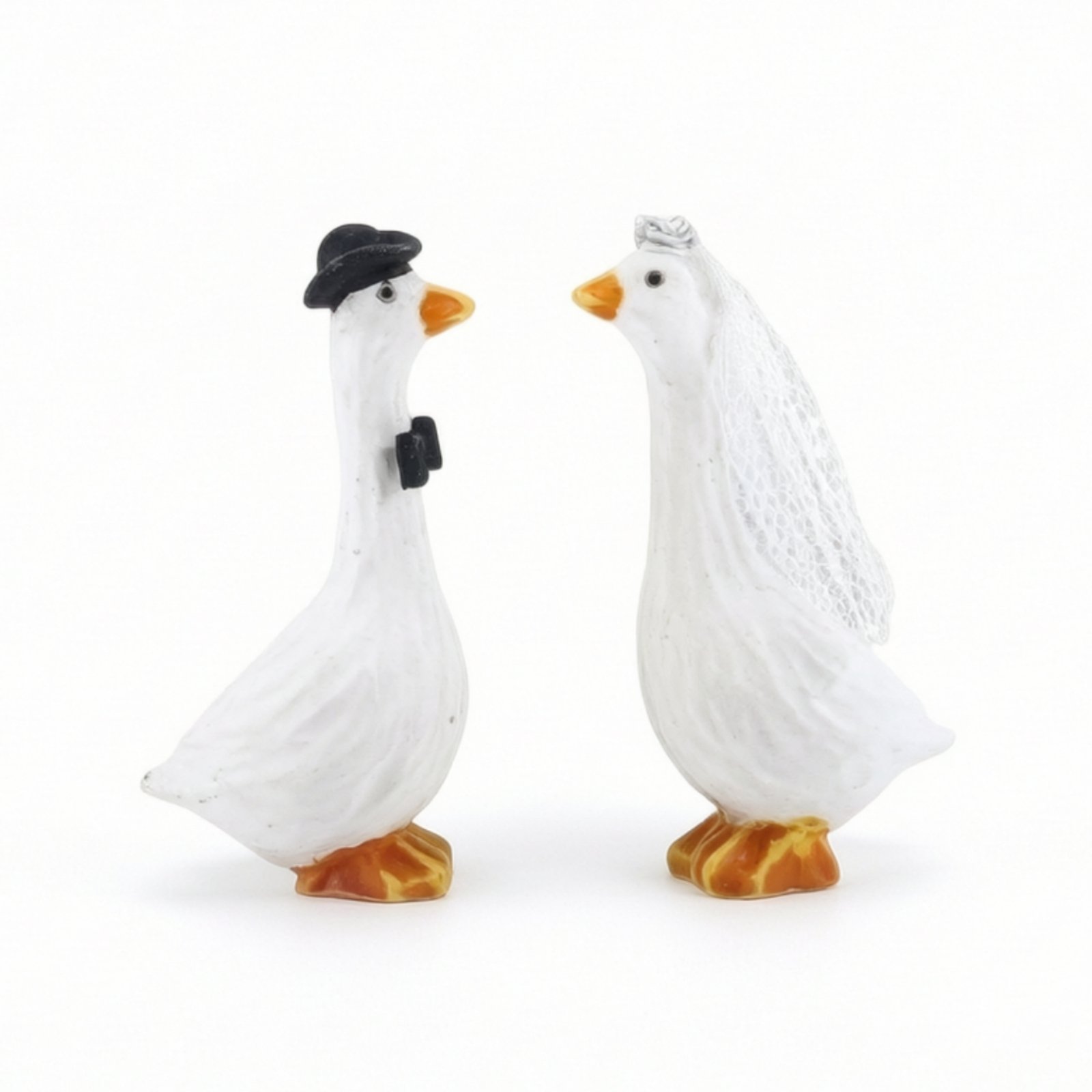 2-Piece Wedding Goose Figurine