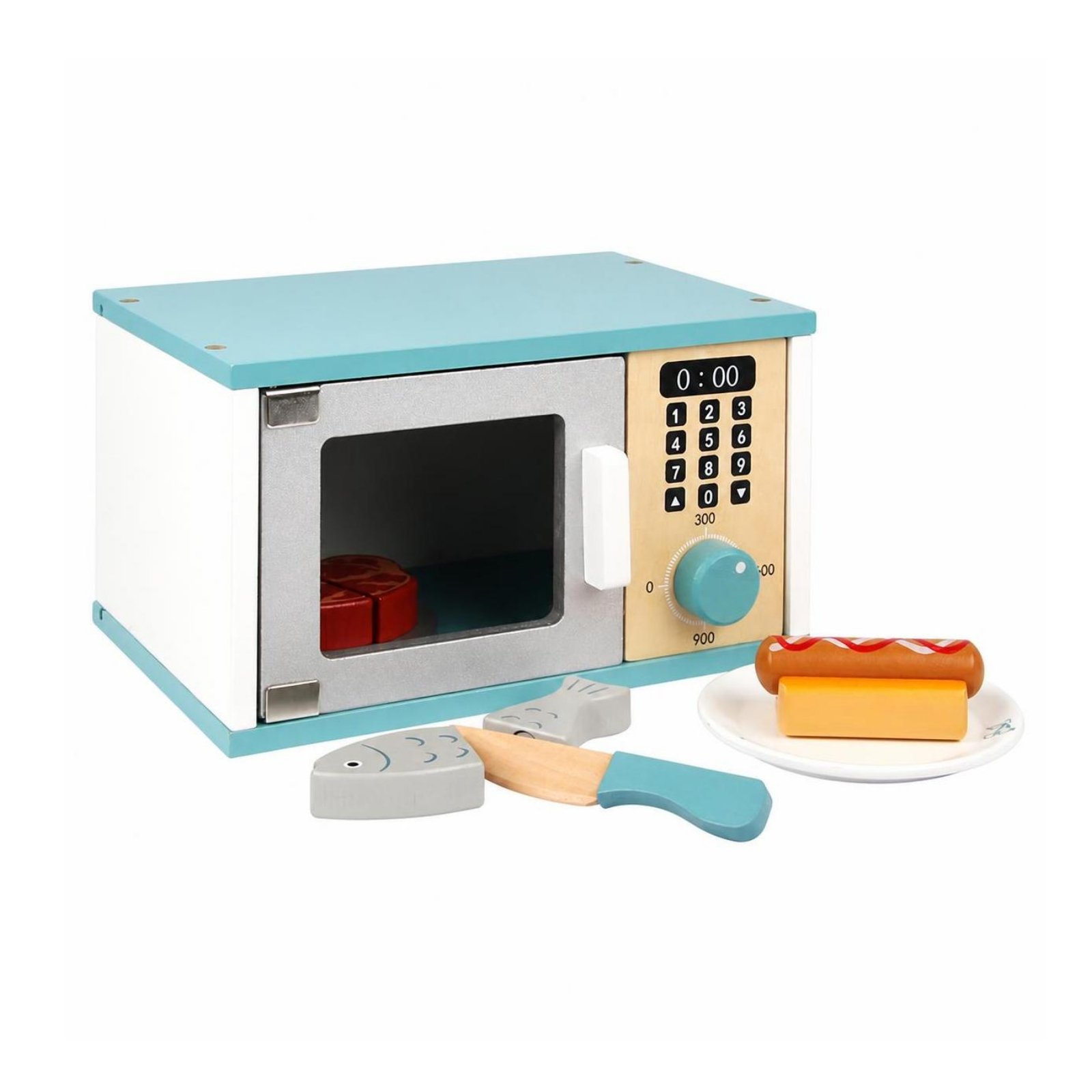 Wooden Toy Microwave
