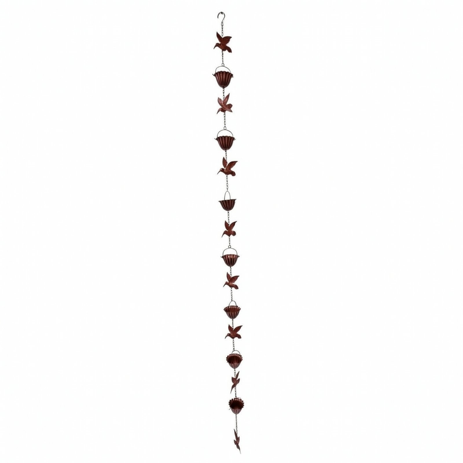 Rain Chain Bird Ornaments
