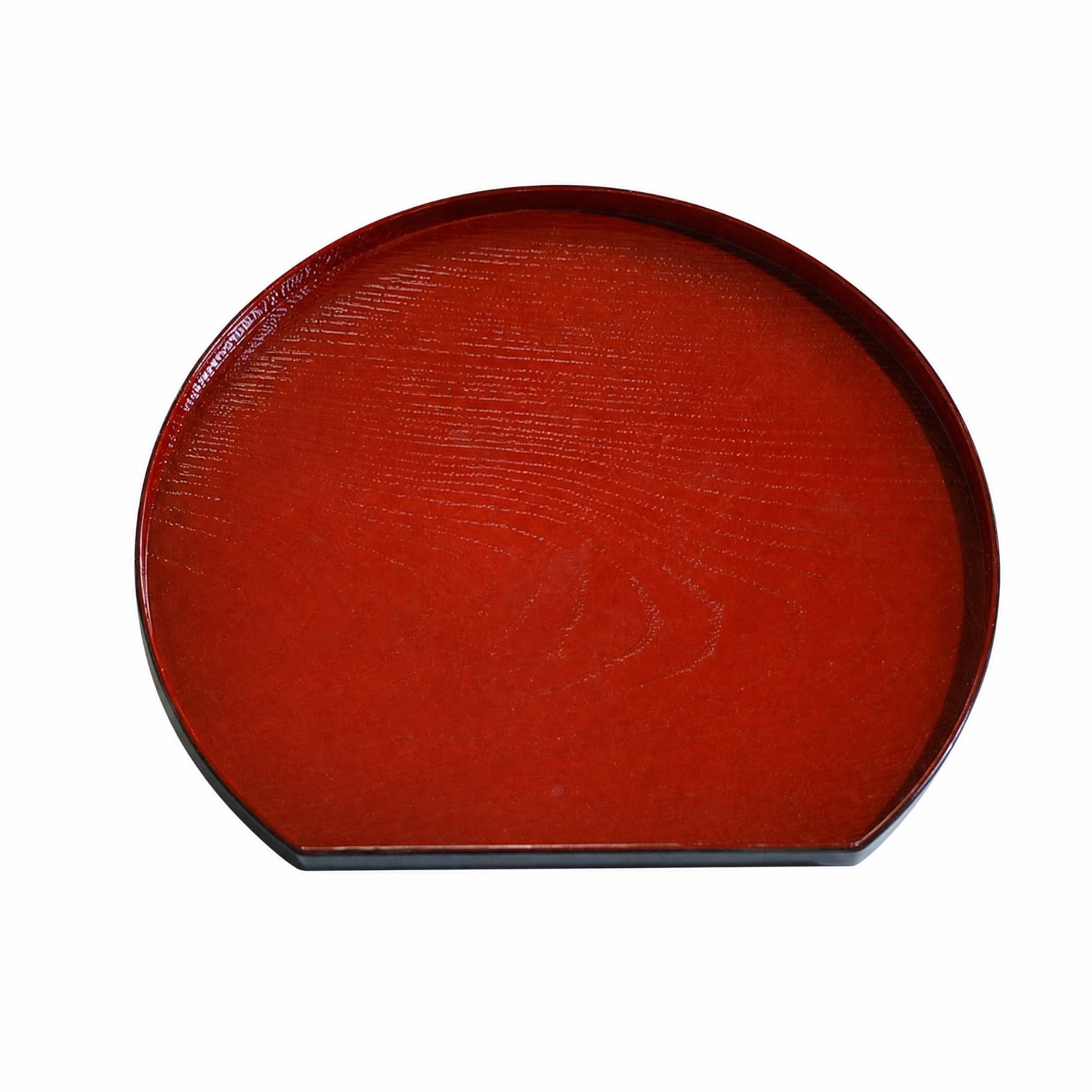 Wood Grain Serving Tray – Red, 22.5x20.1cm