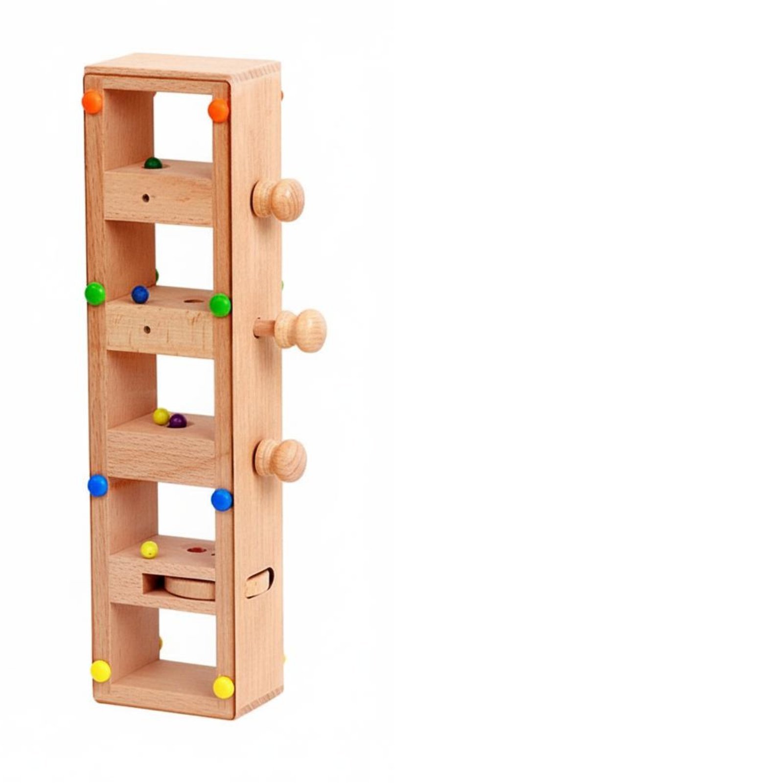 Wooden Ball Run Challenge Game