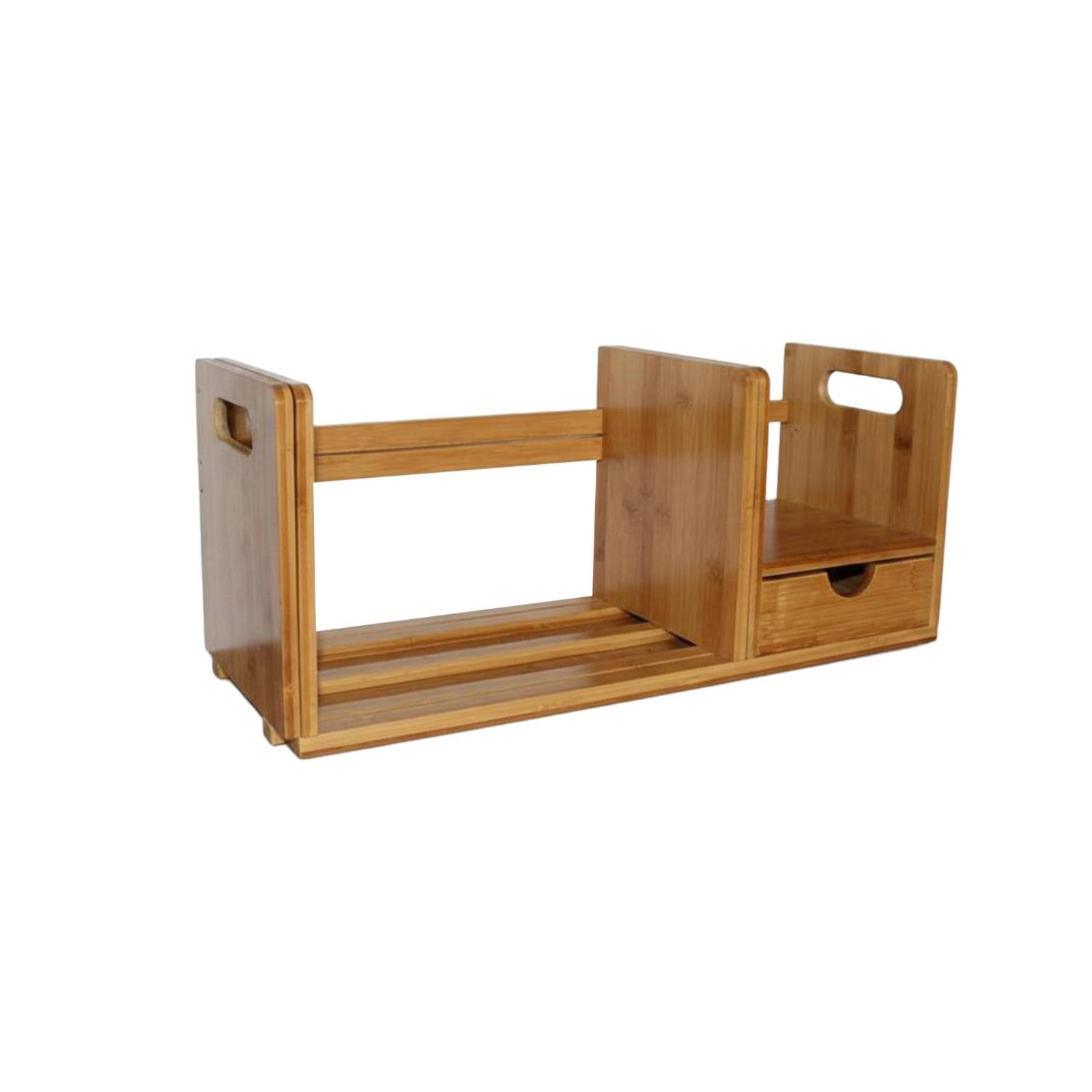 Bamboo Desk Shelf with Drawer