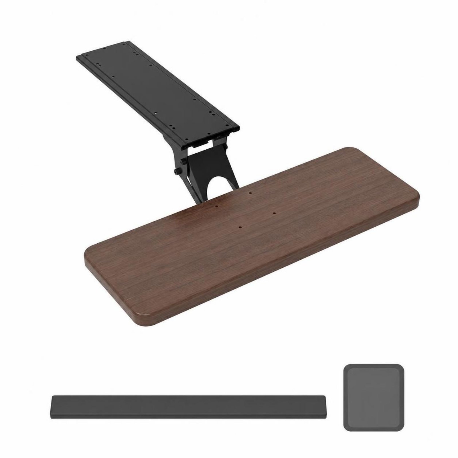 Keyboard Tray with Shelf