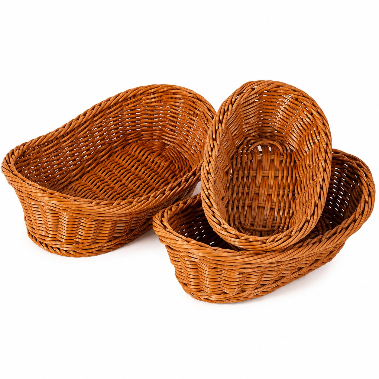 Rattan Basket Storage Organizer