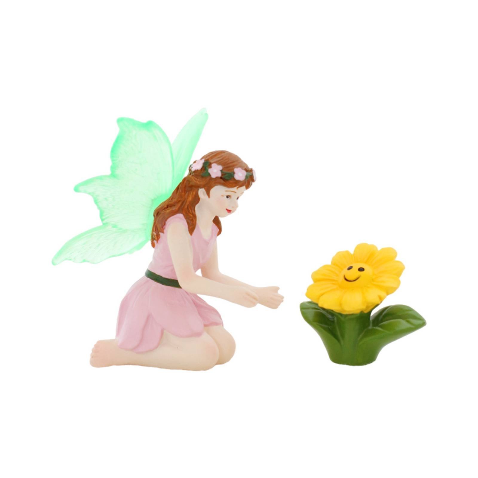 Hand-Painted Resin Garden Fairy Statue