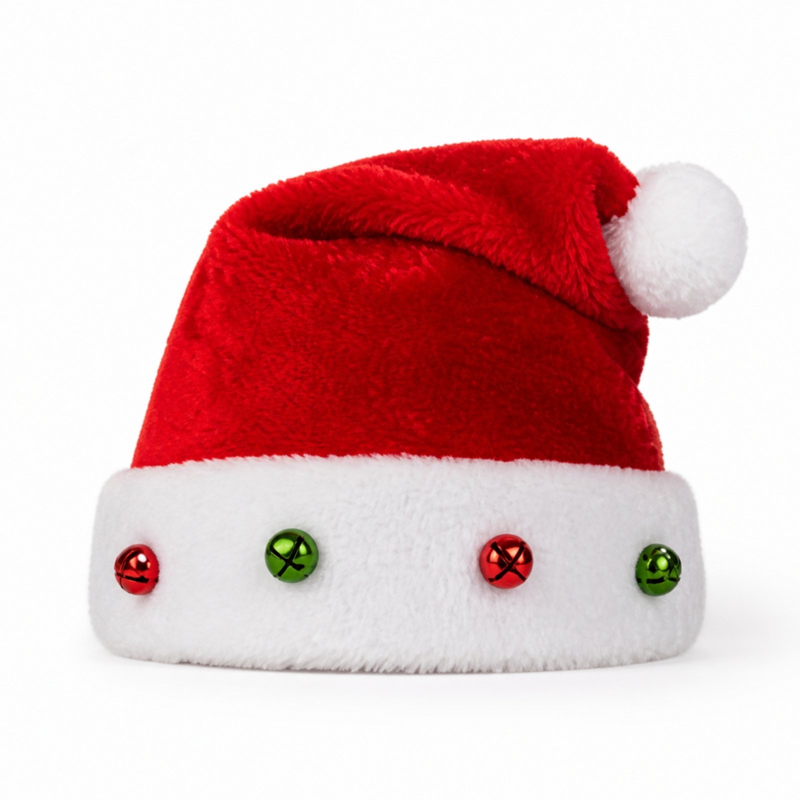 Knit Santa Hat with Soft Ball