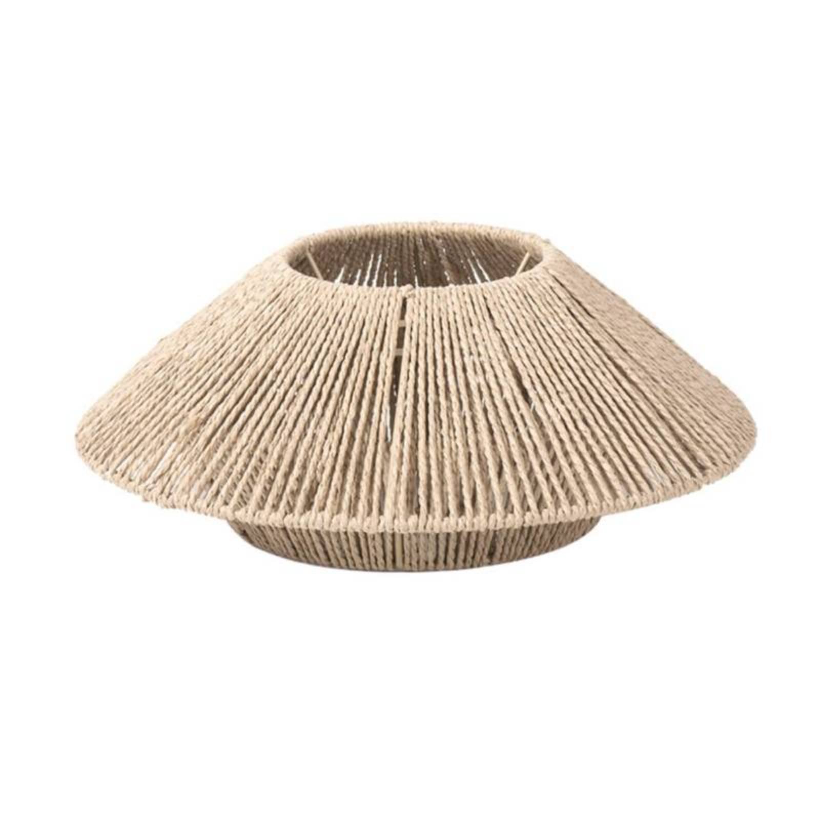 Woven Paper Rope Lamp Cover