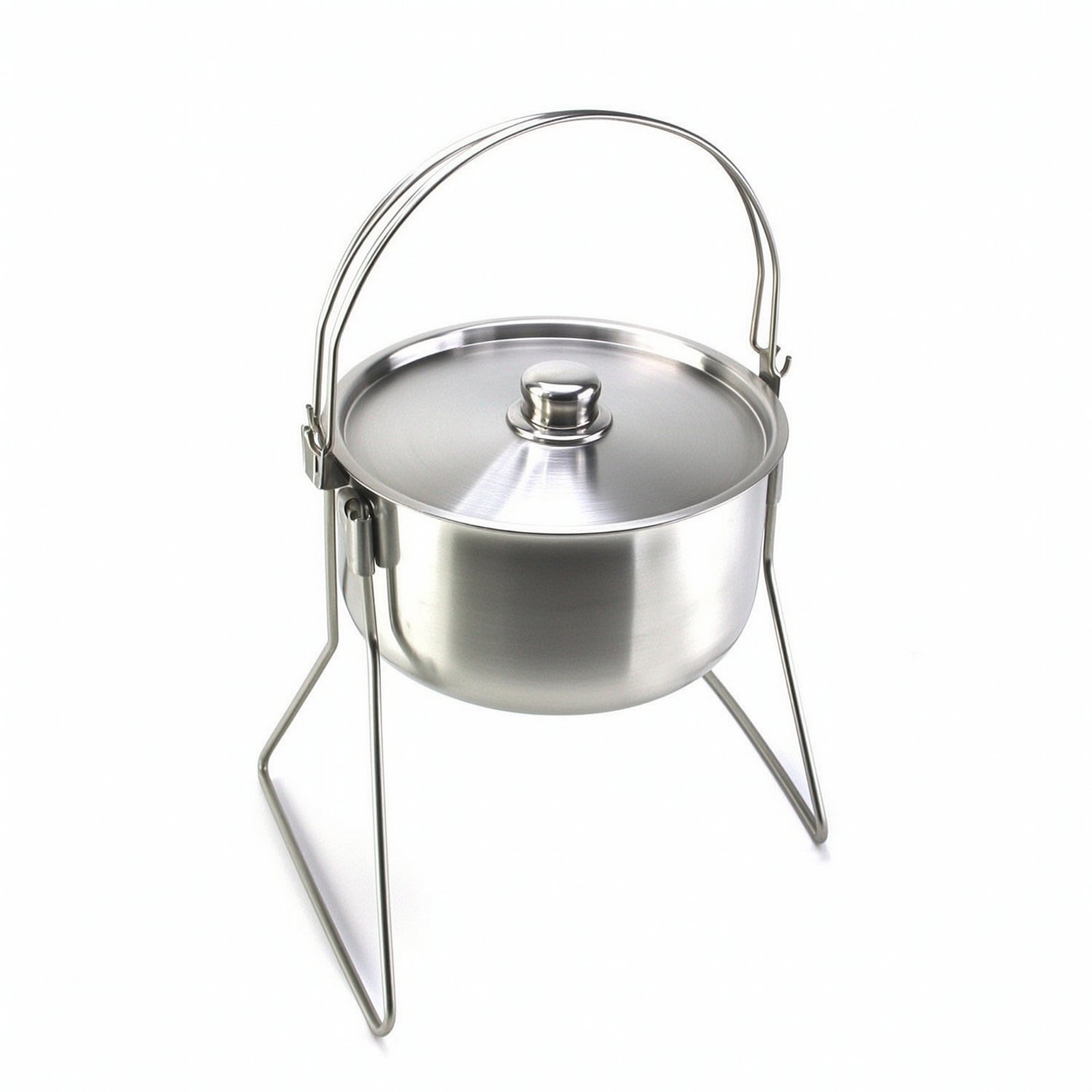 Camping Pot with Tripod Frame
