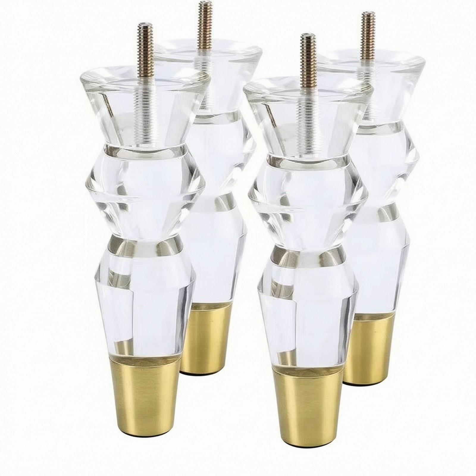 4-Piece Acrylic Furniture Legs