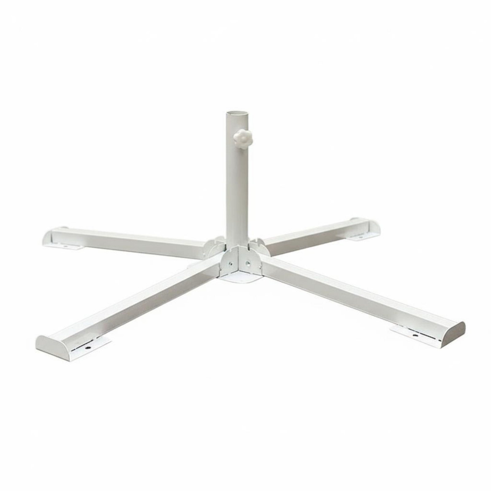 Foldable Umbrella Stand – White, 3.6cm Individual Pkg