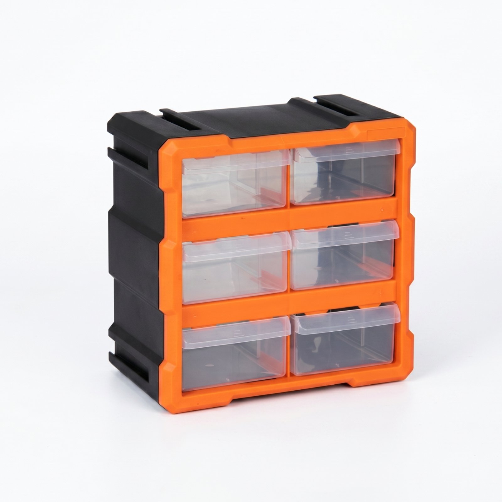 6 Drawer Orange Organizer Box