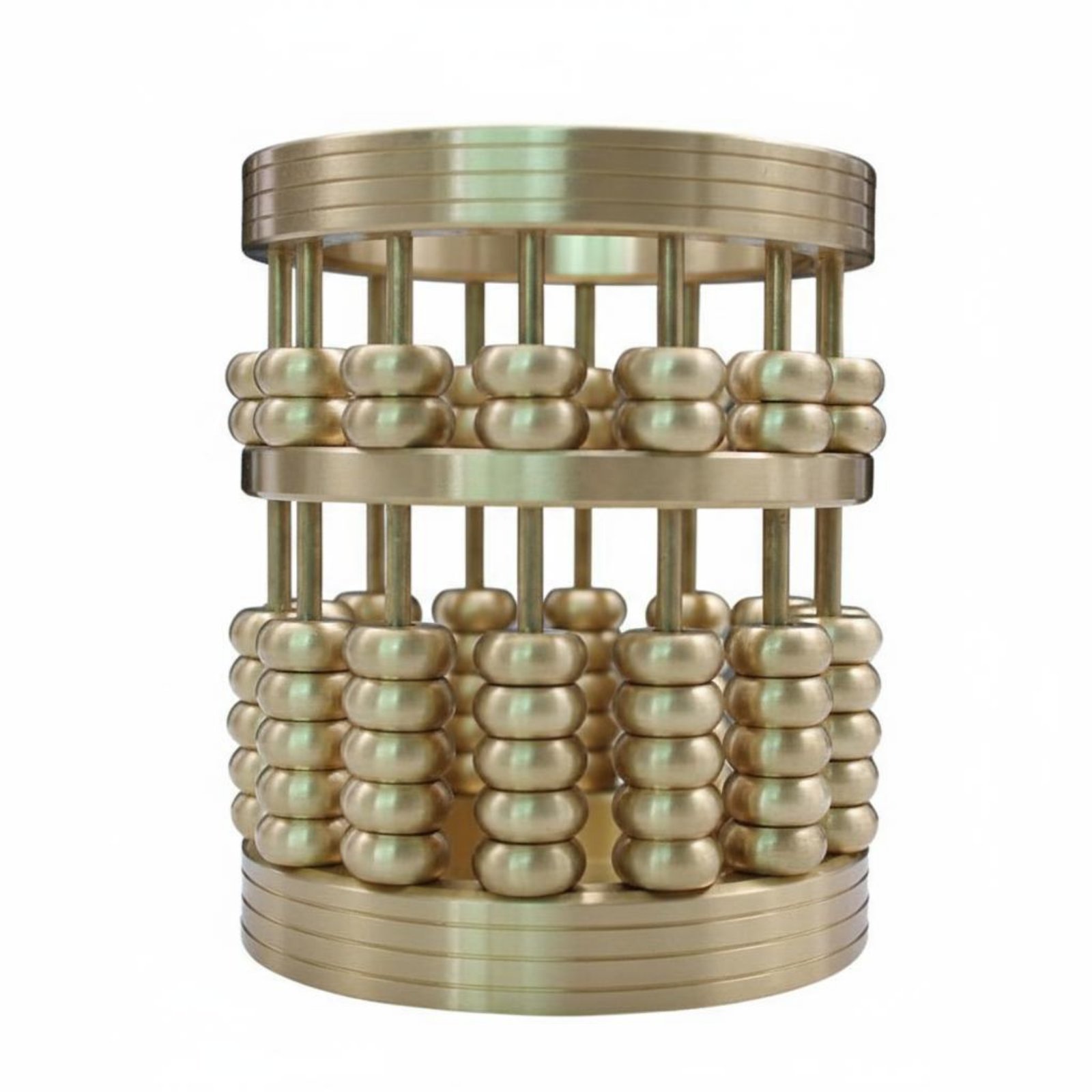 Copper Abacus Pen Holder