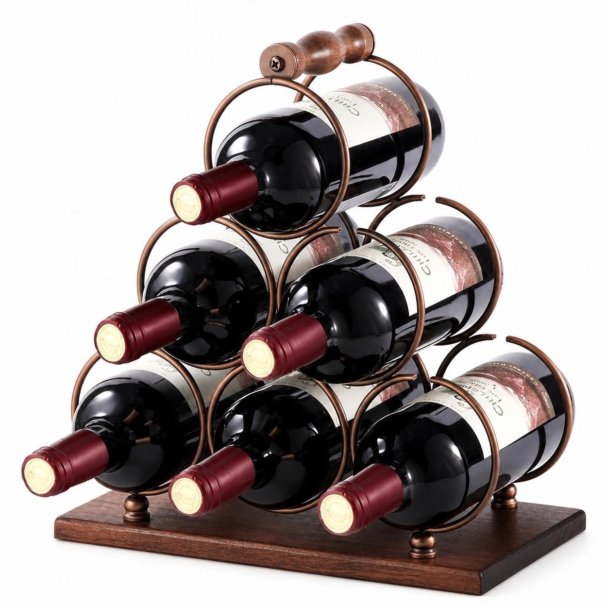 Solid Wood Wine Rack