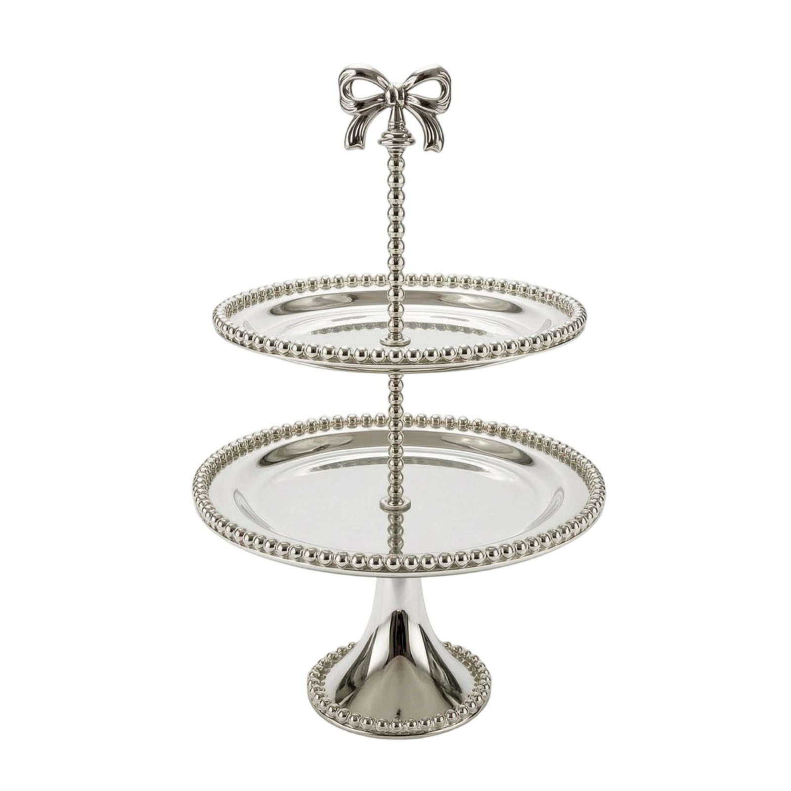 Mirrored 2 Tier Dessert Stand